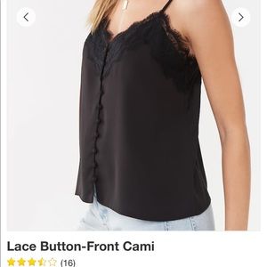 Satin button tank